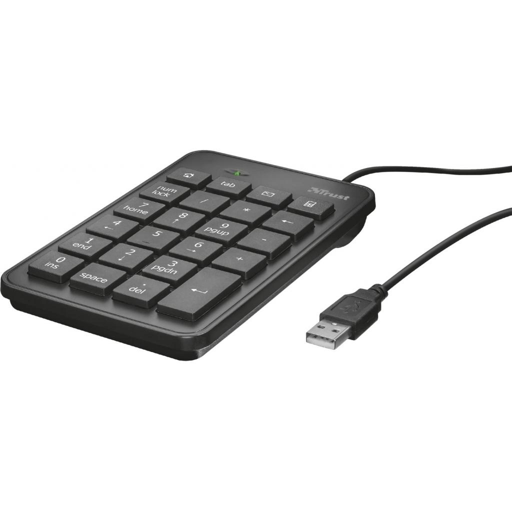 Клавіатура Trust Xalas USb numeric keypad (22221) - зображення 3