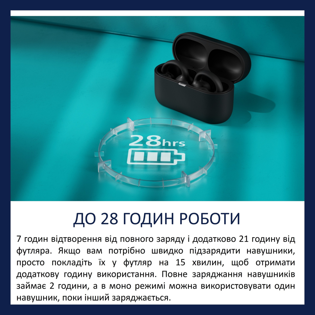 Навушники Philips TAQ2000BK/00 Wireless Black (TAQ2000BK/00) - зображення 9