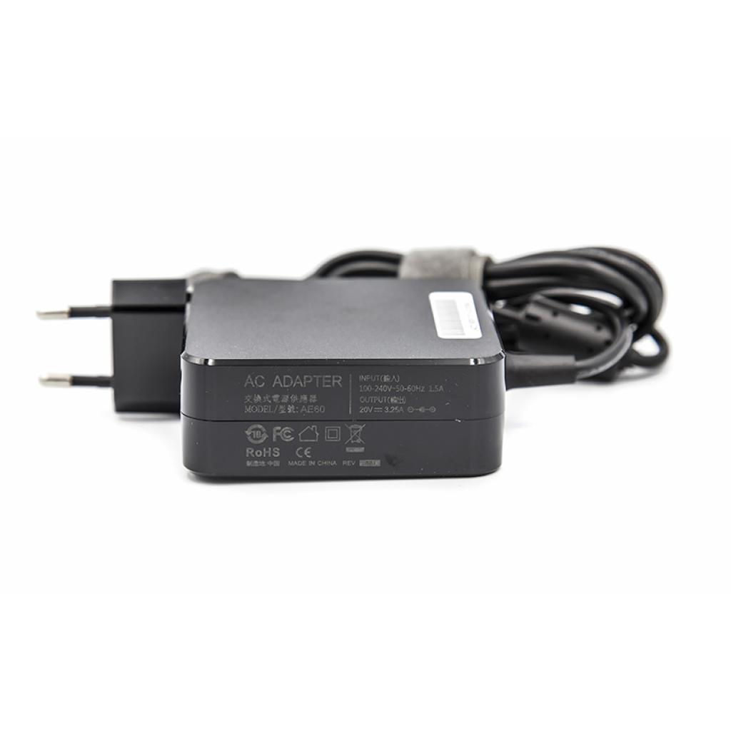 Блок живлення до ноутбуку PowerPlant IBM/LENOVO 220V, 20V 65W 3.25A (7.9*5.5) wall mount (WM-IB65H7955) - зображення 2