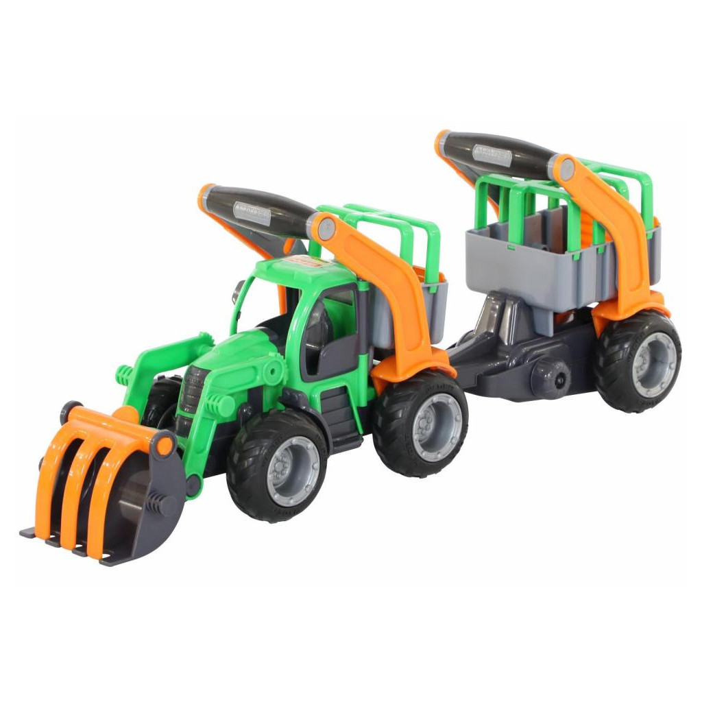 Спецтехніка Polesie трактор-навантажувач ГріпТрак (37398) - зображення 1