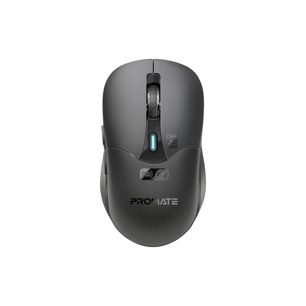 Мишка Promate Samo Wireless/Bluetooth Black (samo.black) - зображення 1