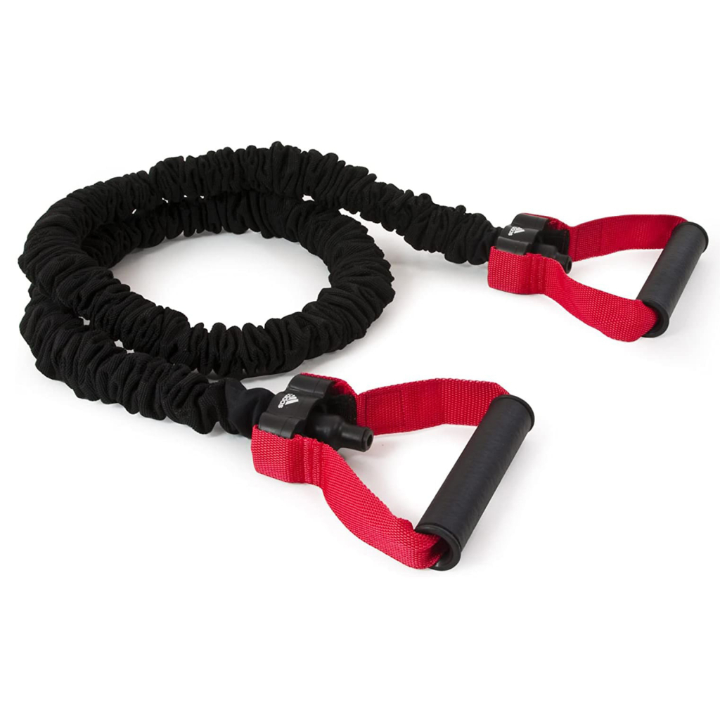 Еспандер Adidas Power Tube ADTB-10602 чорний, червоний 122 см (885652000277) - зображення 4