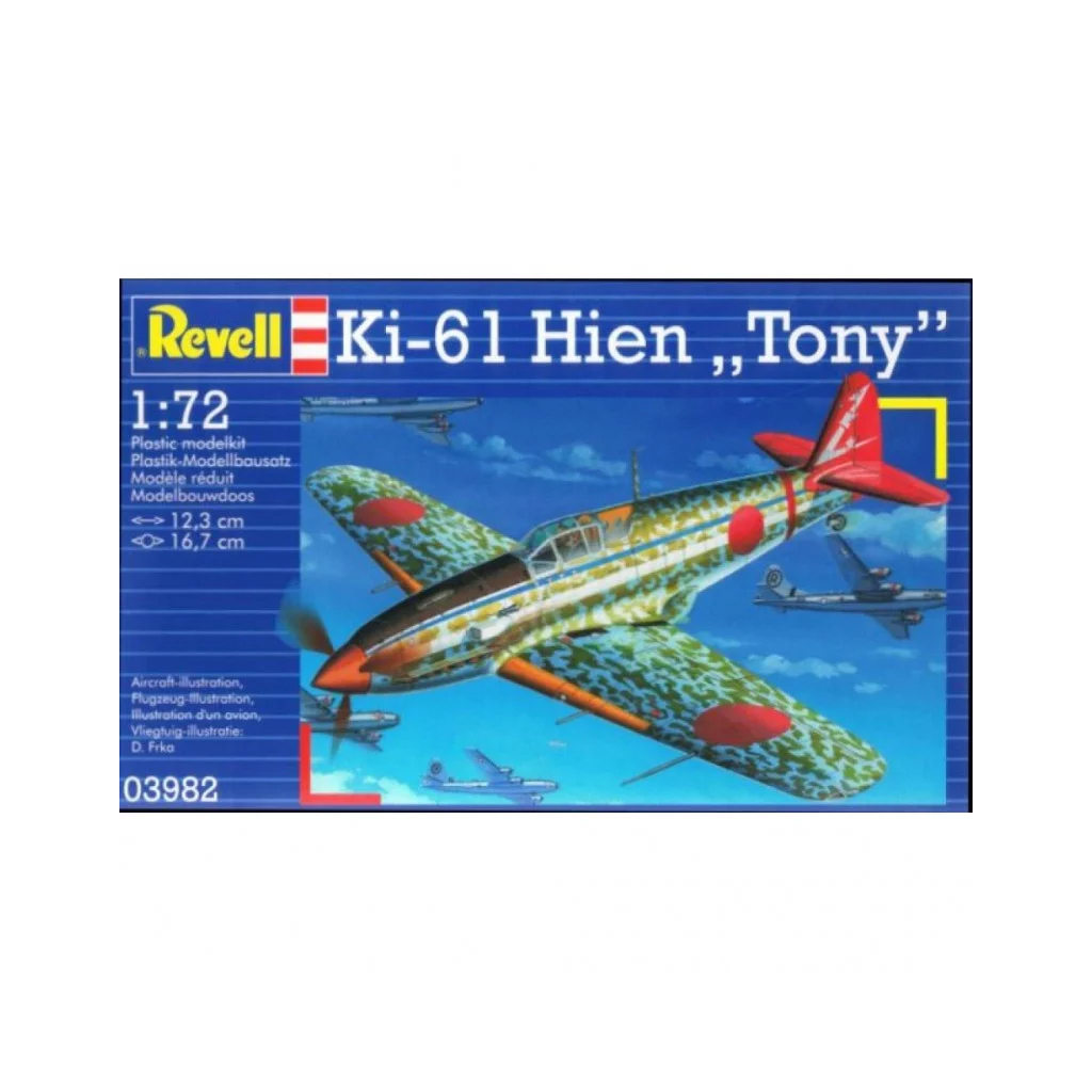Збірна модель Revell Винищувач Ki-61 Hien Tony 1:72 (3982) - зображення 1