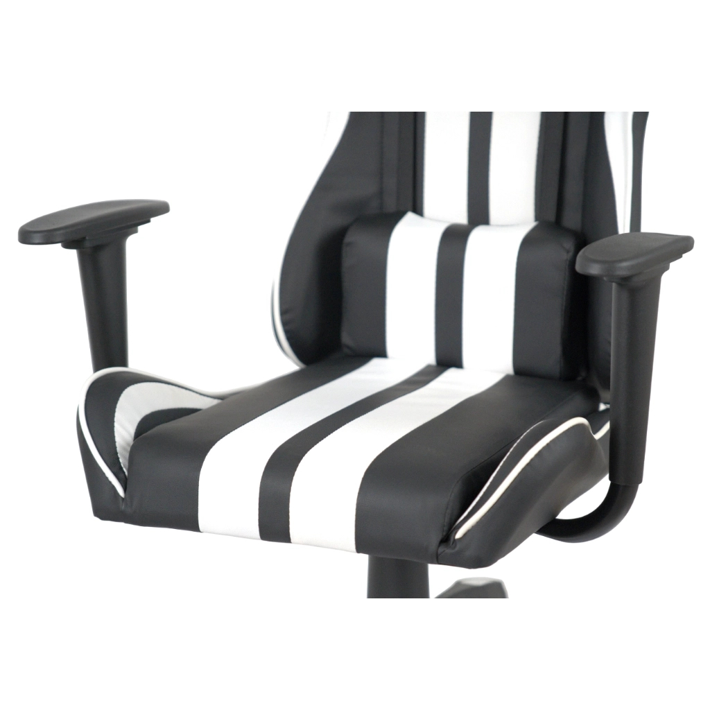 Крісло ігрове Аклас Стрік Light ANF Білий (PU-чорний/білий) (00160343) - зображення 9