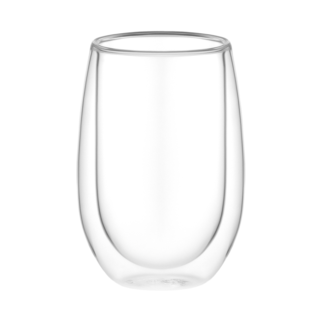 Набір склянок Ardesto з подвійними стінками BV 350 мл 2 шт прозорий (AR2635BV) - зображення 2