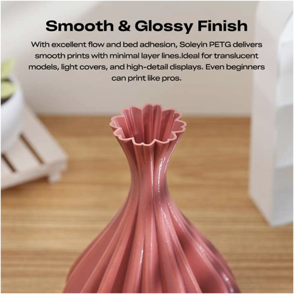 Пластик для 3D-принтера Creality Soleyin PETG 1.75мм, 1кг, purple mangosteen (3301030161) - зображення 6