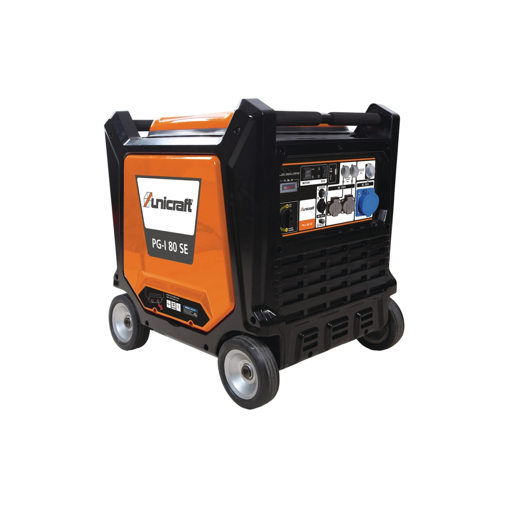 Генератор UNICRAFT інверторний PG-I 80 SE, 7kW (7.5kW), 220V, 50Hz, 25л (UNICRAFT PG-I 80 SE) - зображення 1