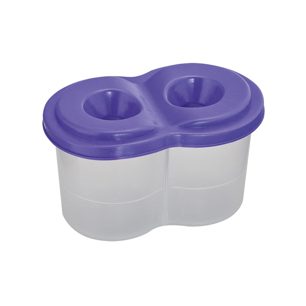 Стакан-непроливайка ZiBi з двома отворами, фіолетовий (ZB.6901-07) - изображение 1