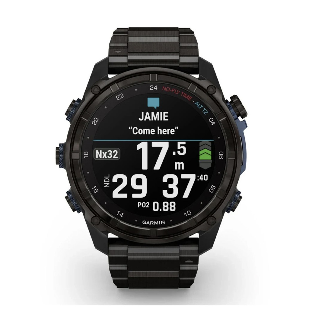 Смарт-годинник Garmin Descent Mk3i, 51mm, Crbn Gry DLC Ti/Ti, Dive Computer, GPS дайвінг комп'ютер (010-02752-14) - зображення 7