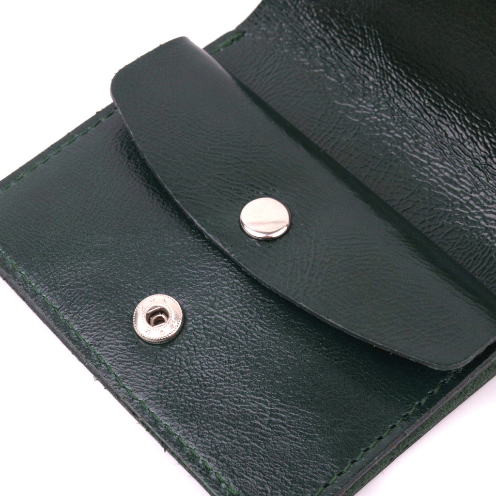Портмоне Shvigel Шкіряне Зелене (16608) - зображення 7