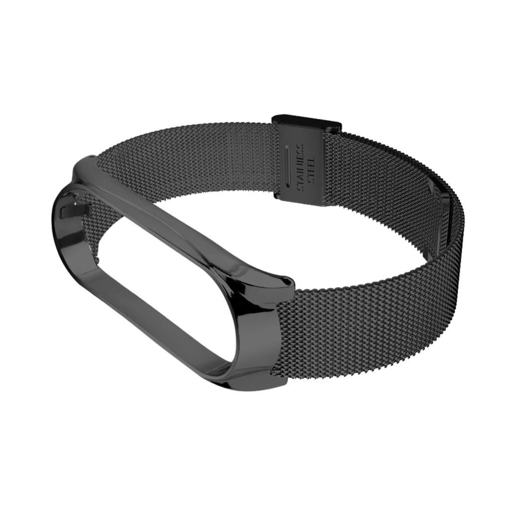 Ремінець до фітнес браслета BeCover Metal для Xiaomi Mi Smart Band 8 Black (709357) - зображення 6