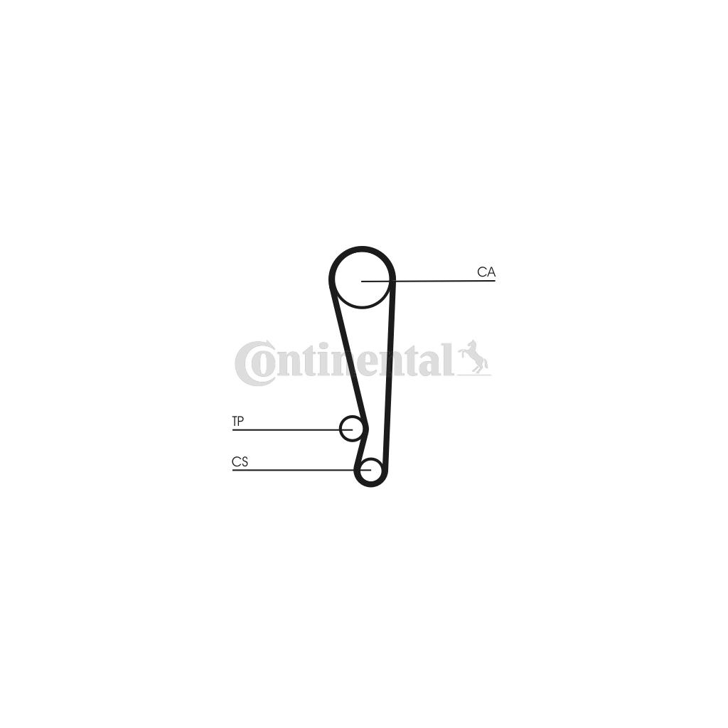 Ремінь ГРМ CONTITECH CT1024 - зображення 2