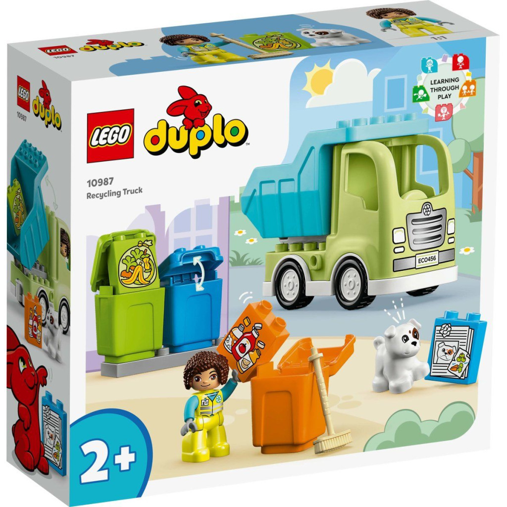 Конструктор LEGO DUPLO Сміттєпереробна вантажівка 15 деталей (10987) - зображення 1