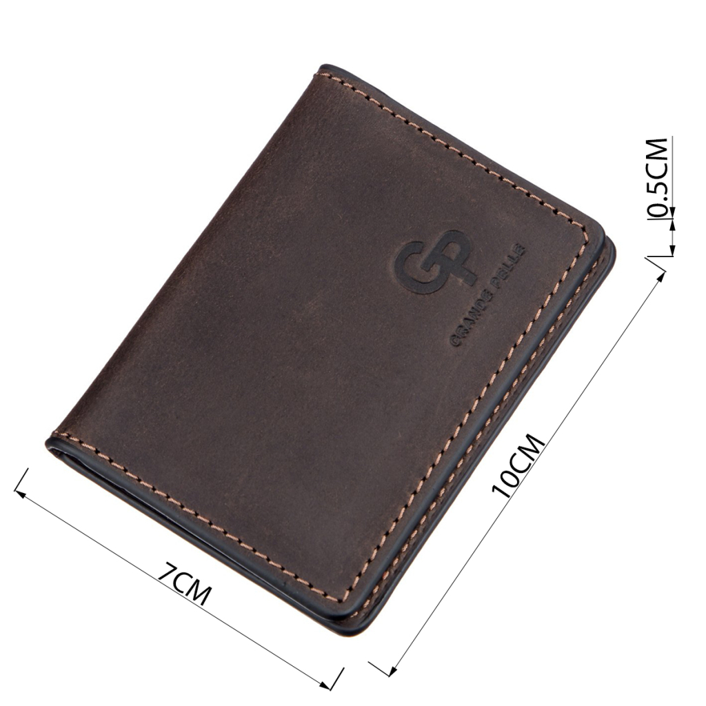 Кардхолдер Grande Pelle Обкладинка для водійських прав шкіряна Коричнева (11186) - изображение 4