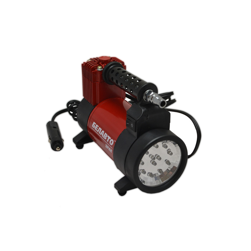 Автомобільний компресор БЕЛАВТО Урал з LED ліхтарем 40л/хв. (БК41) - зображення 2