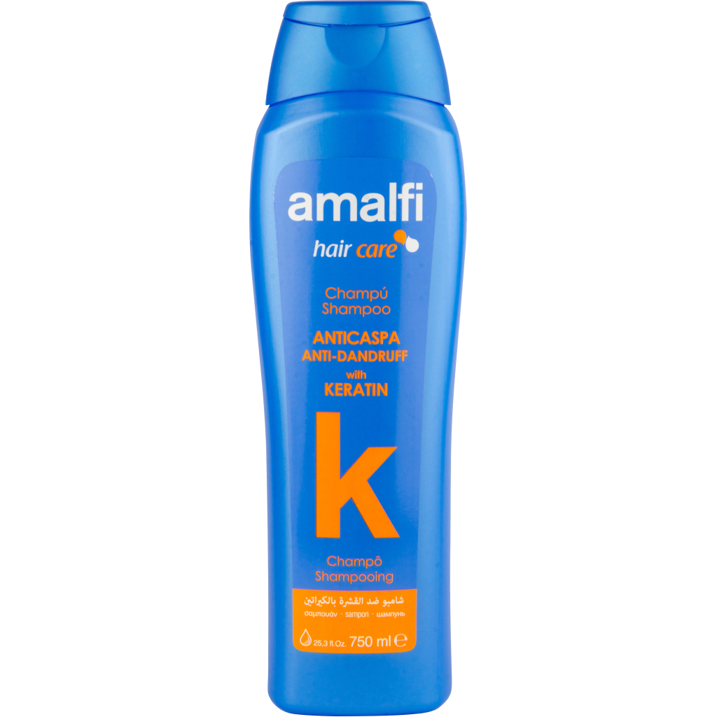 Шампунь Amalfi проти лупи з кератином 750 мл (8414227050151) - зображення 1