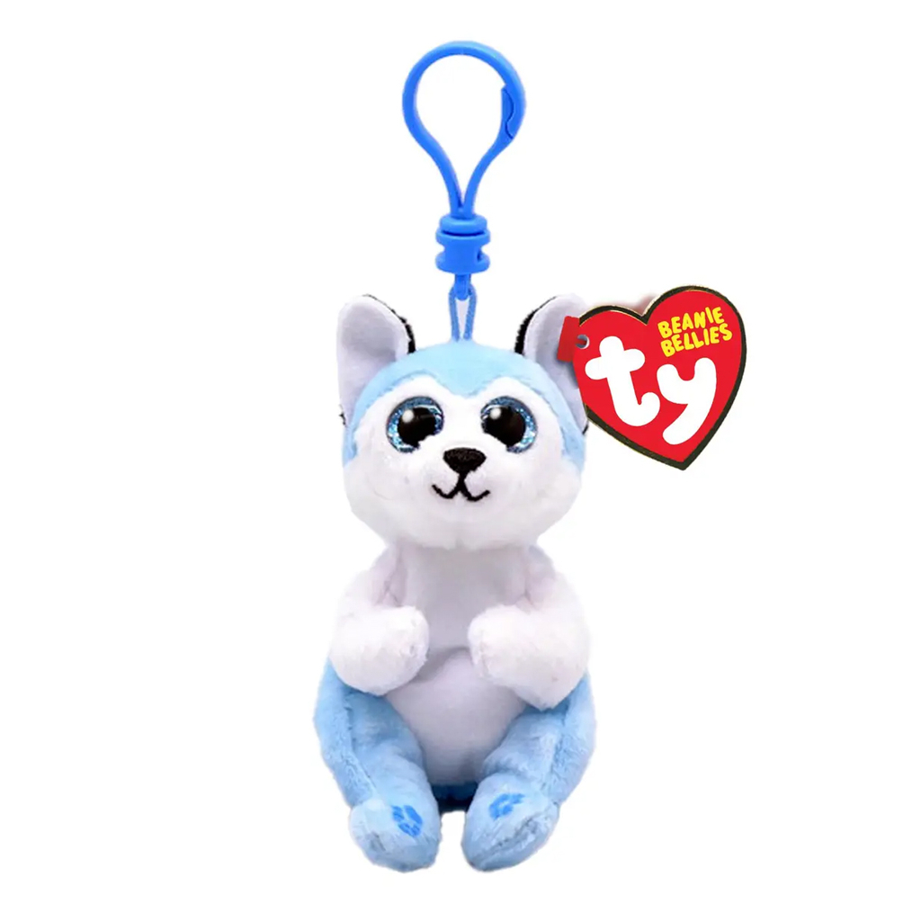 М'яка іграшка Ty брелок Beanie Bellies Хаскі Thunder 12 см (43105) - зображення 1