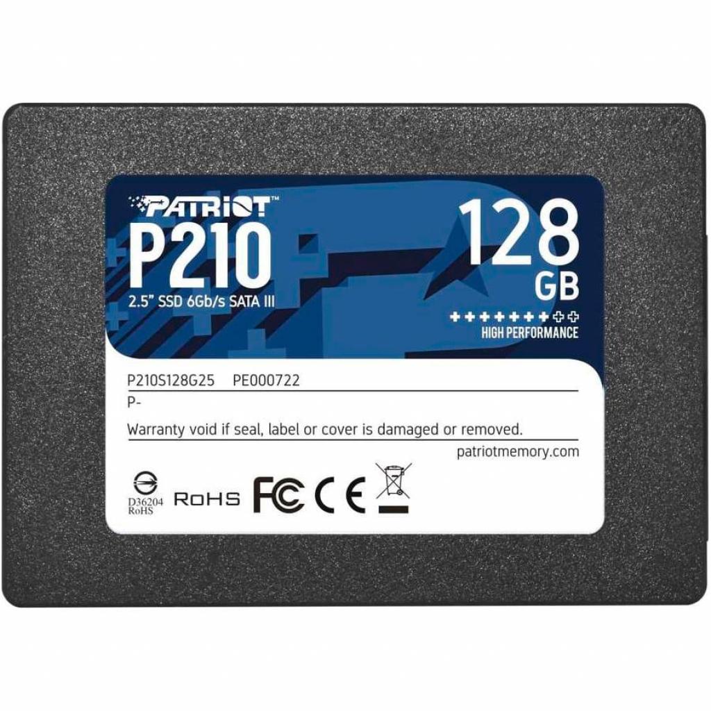 Накопичувач SSD 2.5" 128GB Patriot (P210S128G25) - зображення 1