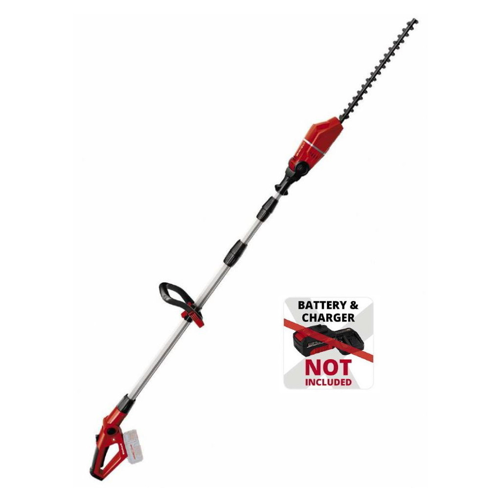 Кущоріз Einhell телескопічний GE-HH 18/45 Li T Solo, 18В, 450мм (без АКБ та ЗП) (3410866) - зображення 4