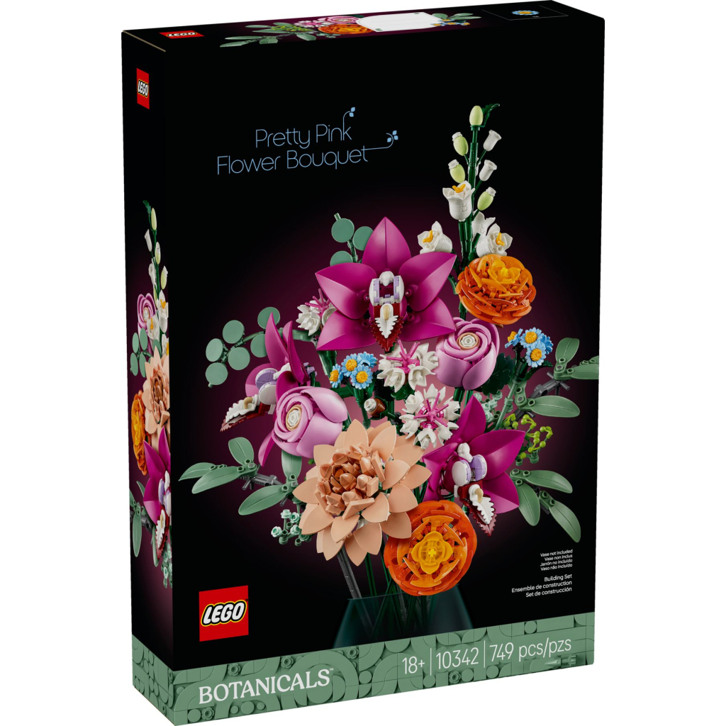 Конструктор LEGO Botanicals Милий рожевий букет квітів (10342) - зображення 1