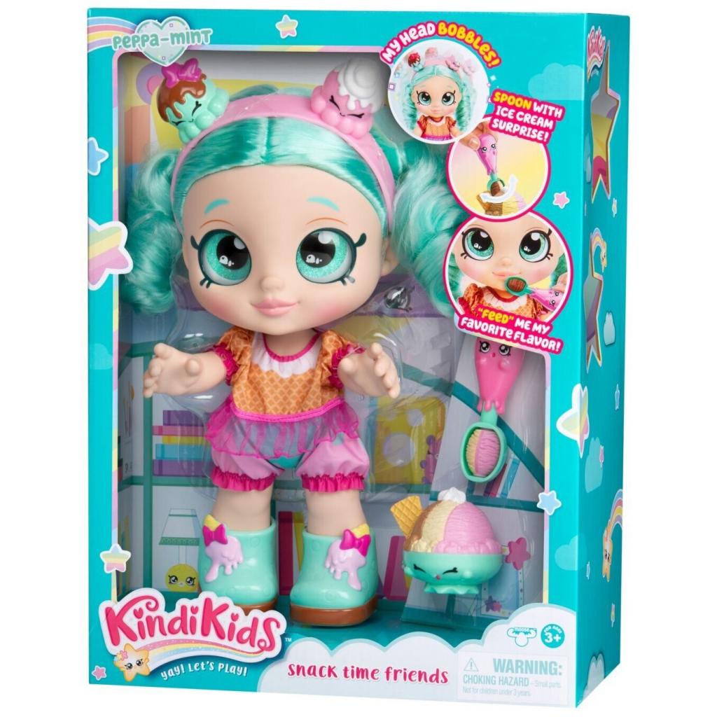Лялька Kindi Kids Пеппа-мінт SNACK TIME FRIENDS (50007) - зображення 3