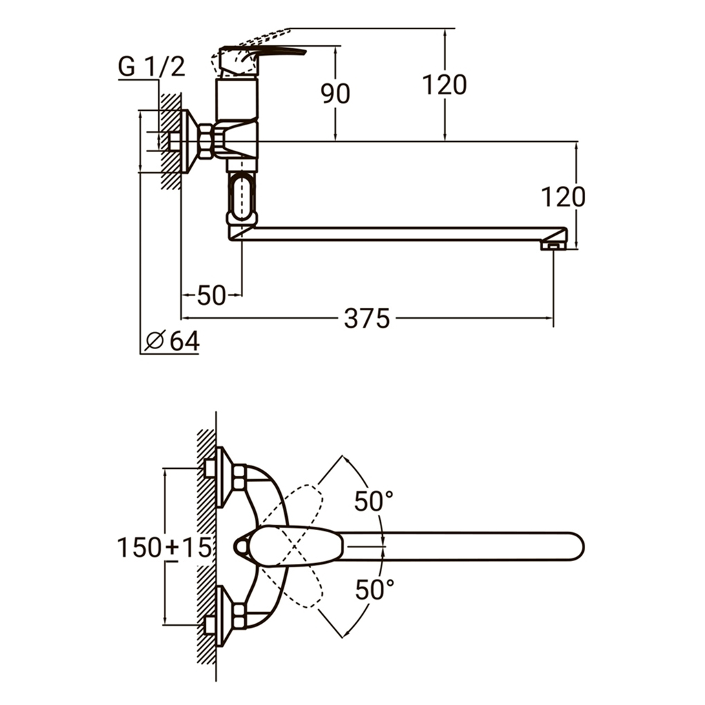Змішувач AQUATICA KN-3C228C - зображення 7