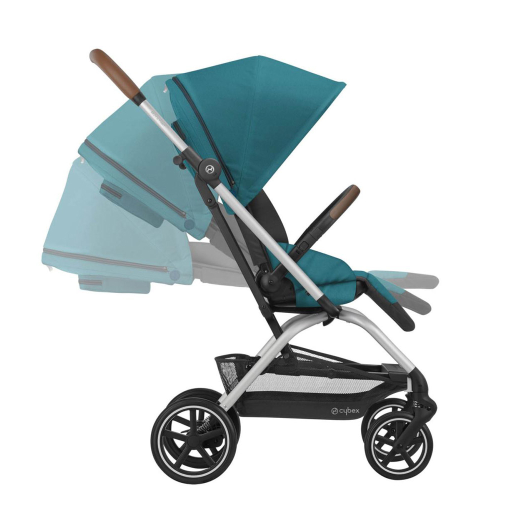 Коляска Cybex Eezy S Twist+ 2 SLV B River Blue turquoise (з бампером) (521001773) - зображення 5