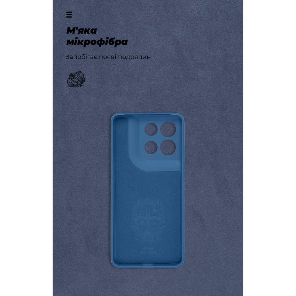 Чохол до мобільного телефона Armorstandart ICON Motorola G86 Power 5G Camera cover Dark Blue (ARM87036) - зображення 4