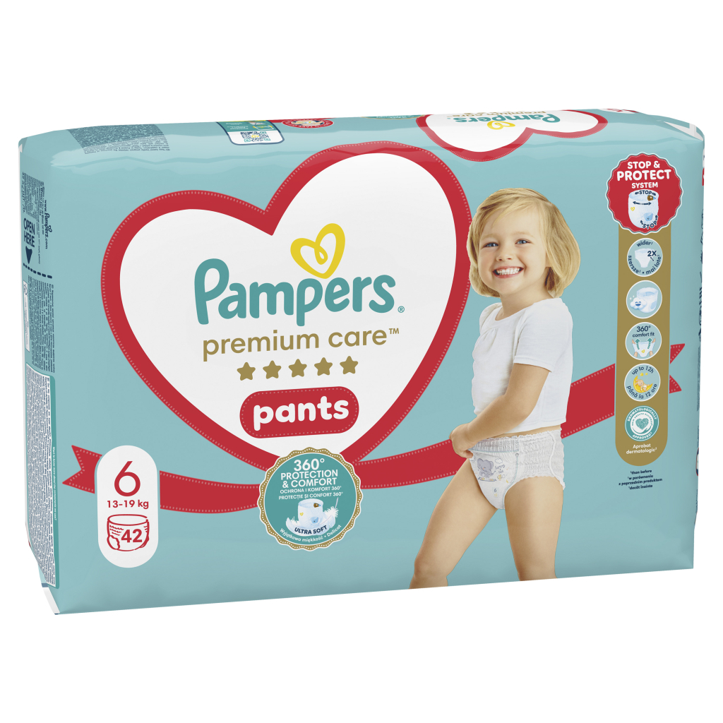Підгузки Pampers Premium Care Pants Розмір 6 (15+ кг) 42 шт (8001841325545) - зображення 2