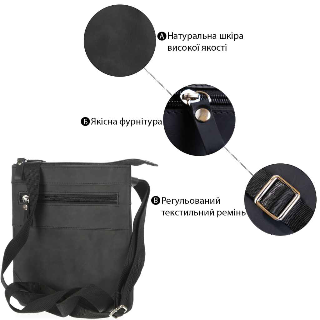 Сумка Shvigel Чорна (11024) - зображення 4