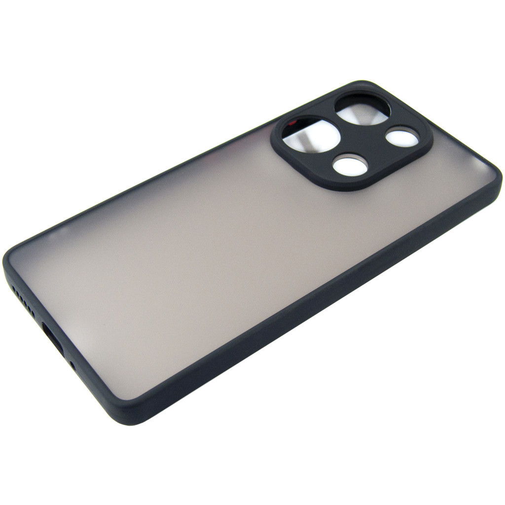 Чохол до мобільного телефона Dengos Matte Xiaomi Redmi Note 13 Pro 4G (black) (DG-TPU-MATT-141) - зображення 4