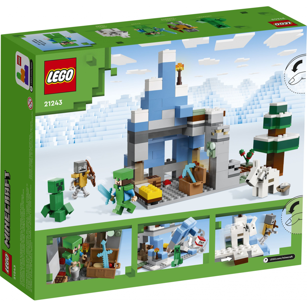 Конструктор LEGO Minecraft Замерзлі верхівки 304 деталі (21243-) - зображення 8