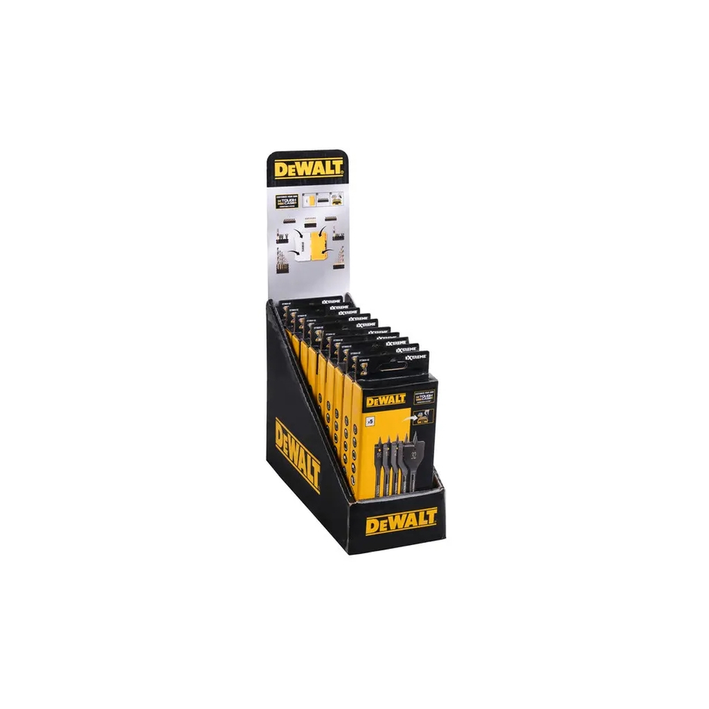 Набір свердл DeWALT перьевых по дереву в кассете EXTREME IMPACT, 6 шт (DT70834) - зображення 3