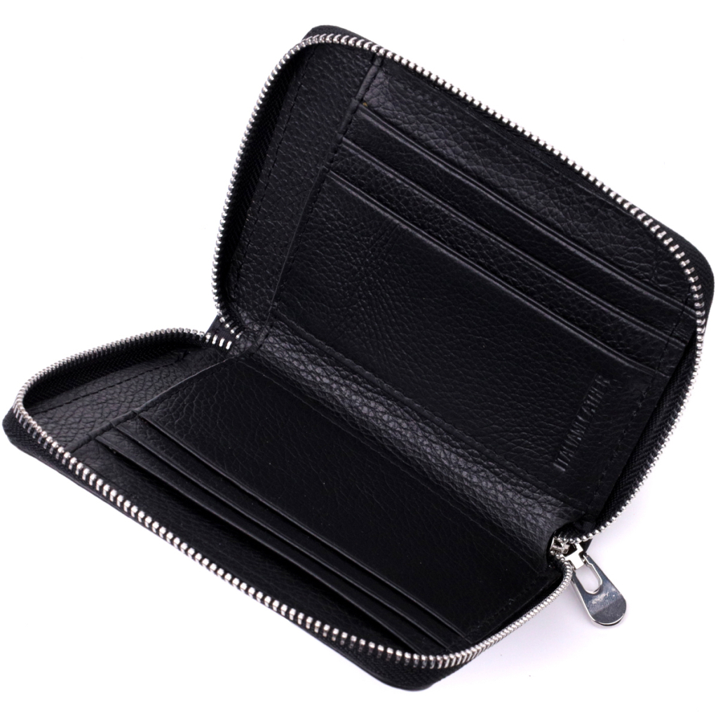Гаманець ST Leather Шкіряний Чорний (19489) - зображення 5