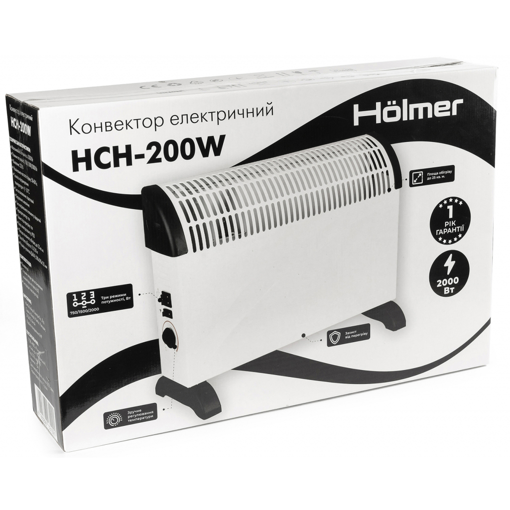 Обігрівач Hölmer HCH-200W - зображення 4