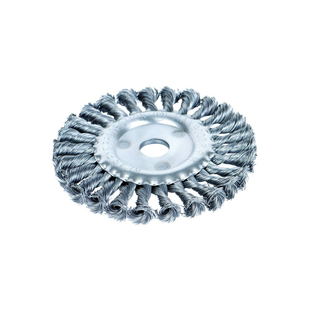 Щітка для електроінструменту Sigma дротяна дископодібна 125мм 22.2мм сталева кручена 9022121 (9022121) - зображення 1