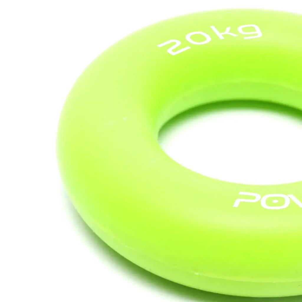 Еспандер PowerPlay PP-4324 Hand Grip Ring Medium 20 кг Зелений (PP_4324_20kg) - зображення 4