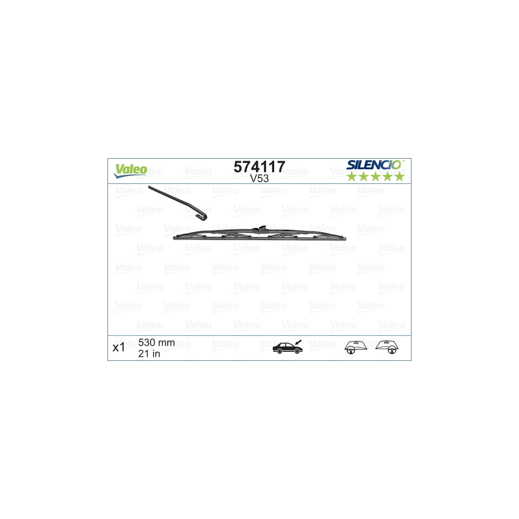 Щітка склоочисника Valeo 574117 - зображення 1