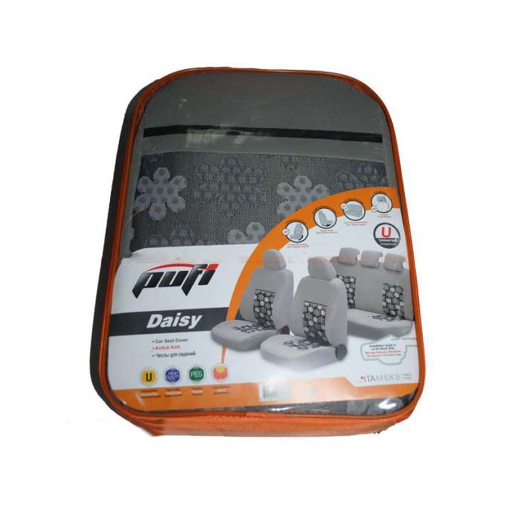 Чохли на сидіння PUFI DAISY сірий (330262) - зображення 2