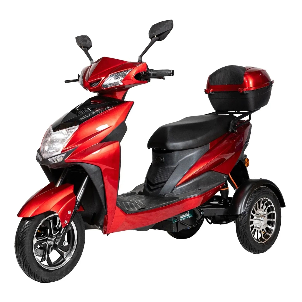 Електроскутер Atlas Falcon Trike Box 1500W Red (4012) - зображення 1