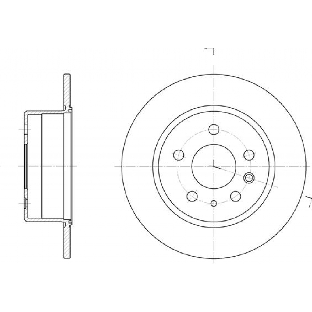 Гальмівний диск REMSA 6280.00 - зображення 1