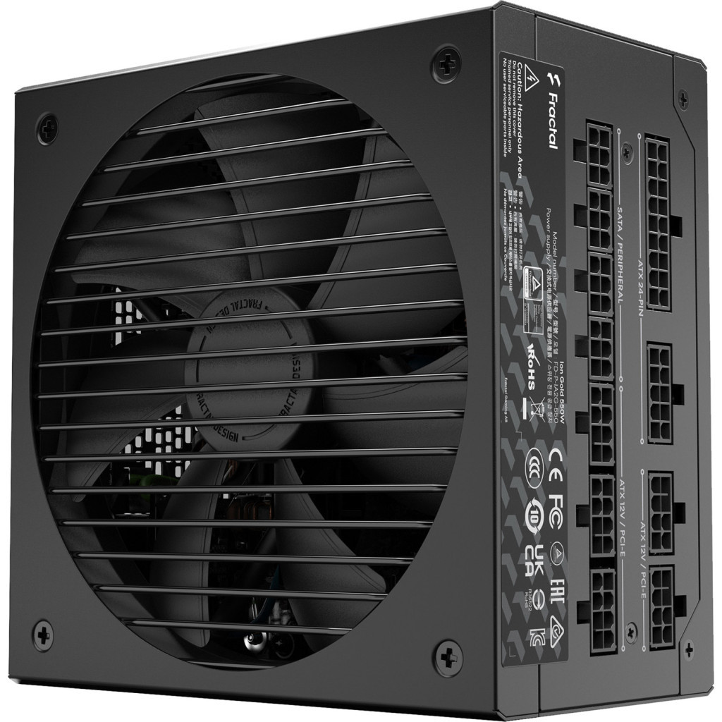 Блок живлення Fractal Design 550W Ion Gold (FD-P-IA2G-550-EU) - зображення 6