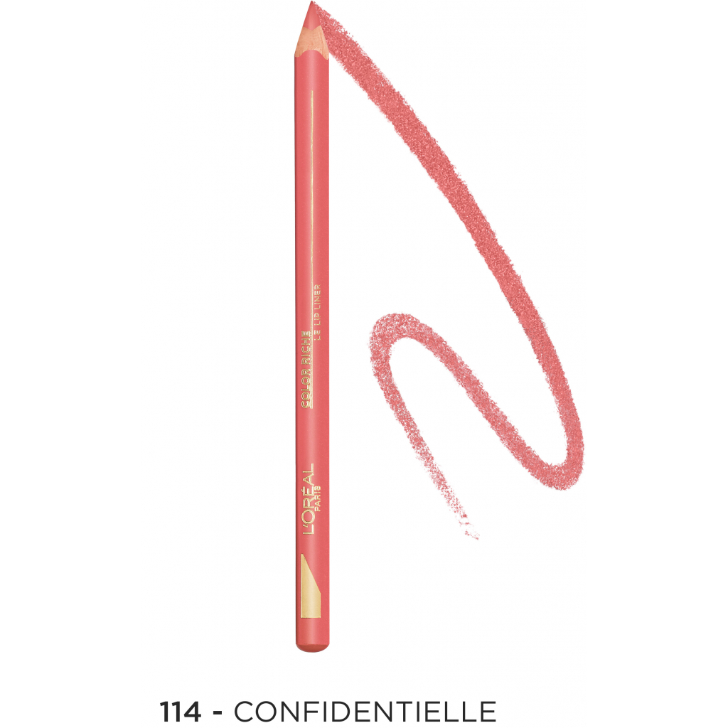 Олівець для губ L'Oreal Paris Color Riche Le Lip Liner 114 - Confidentielle (3600523827770) - изображение 3