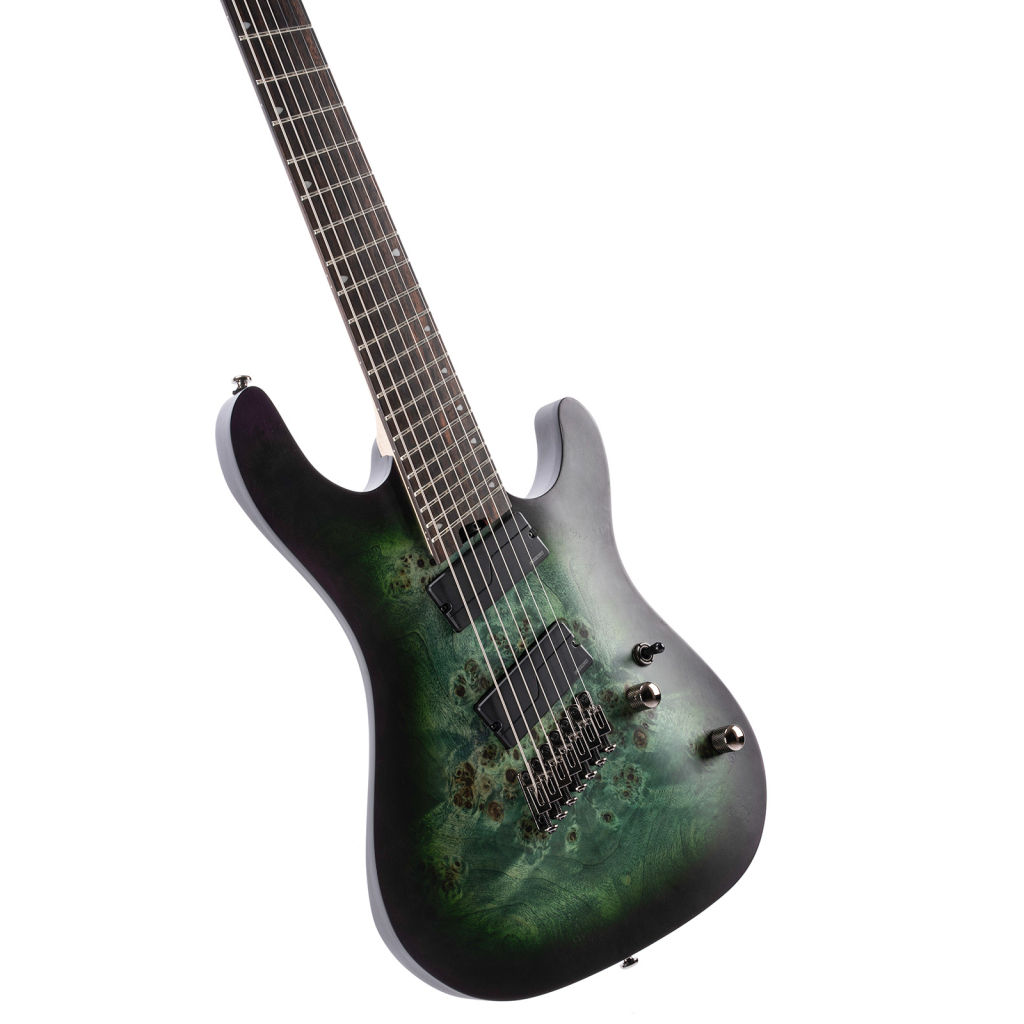 Електрогітара Cort KX507 Multi Scale Star Dust Green - зображення 2