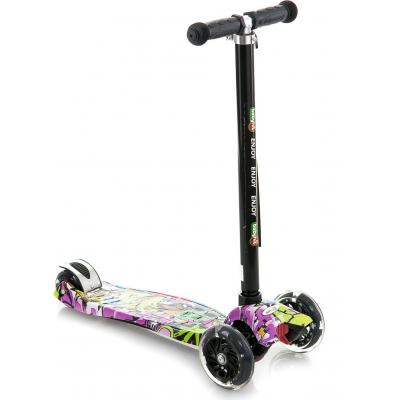 Самокат BabyHit Enjoy Graffiti Violet (30155) - зображення 1