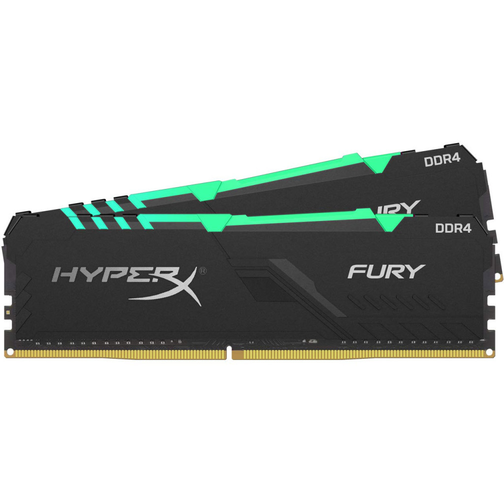 Модуль пам'яті для комп'ютера DDR4 16GB (2x8GB) 3600 MHz HyperX Fury RGB Kingston Fury (ex.HyperX) (HX436C17FB3AK2/16) - зображення 4