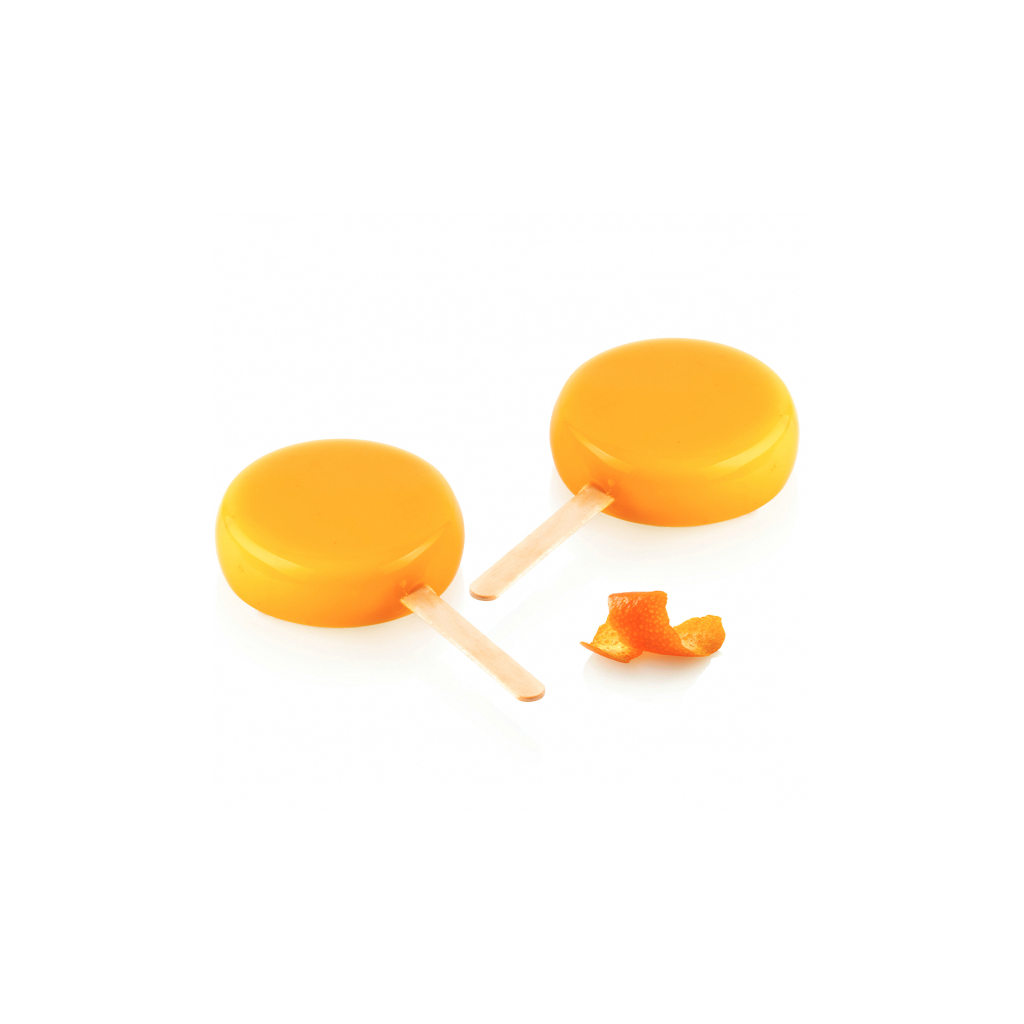 Форма для морозива Silikomart серія "Gelateria" Round на паличці d70 + 50 паличок (GEL19B ROUND) - зображення 3