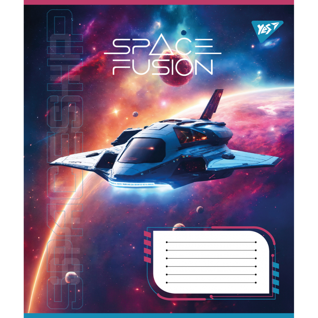 Зошит Yes Space fusion А5 60 аркушів лінія (767162) - зображення 6