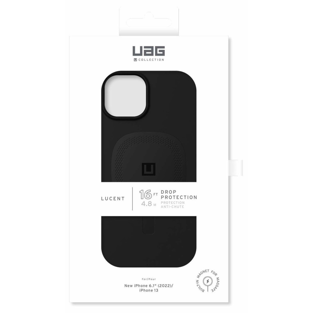 Чохол до мобільного телефона UAG [U] Apple iPhone 14 Lucent 2.0 Magsafe, Black (114076314040) - зображення 12