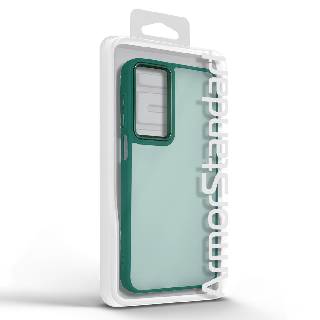 Чохол до мобільного телефона Armorstandart Frame Samsung A16 4G Dark Green (ARM84802) - зображення 3